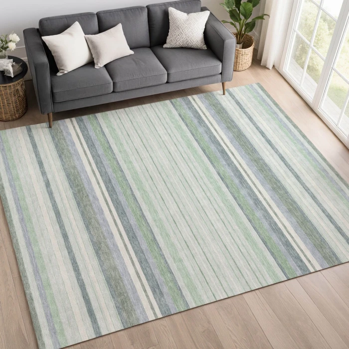 Addison Rugs Chantille Green ACN2330 9ft. x 12ft. Rect. Rug
