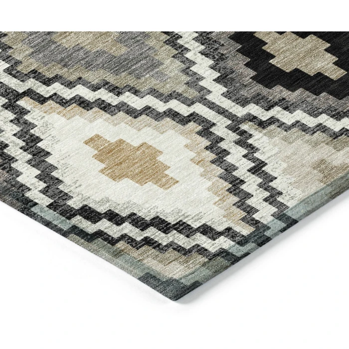 Addison Rugs Chantille Black ACN2331 5ft. x 7ft.6in. Rect. Rug