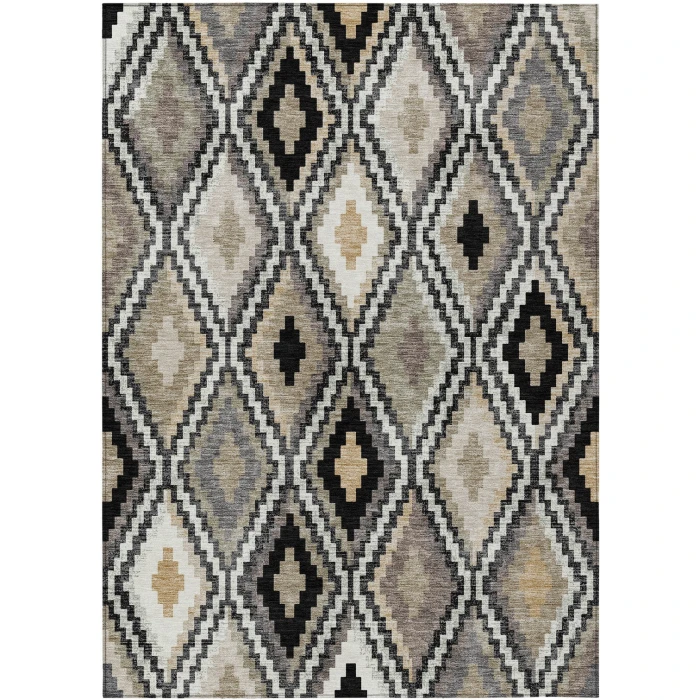 Addison Rugs Chantille Black ACN2331 5ft. x 7ft.6in. Rect. Rug