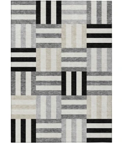 Addison Rugs Chantille Black ACN2332 5ft. x 7ft.6in. Rect. Rug