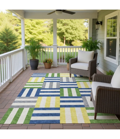 Addison Rugs Chantille Blue ACN2332 5ft. x 7ft.6in. Rect. Rug