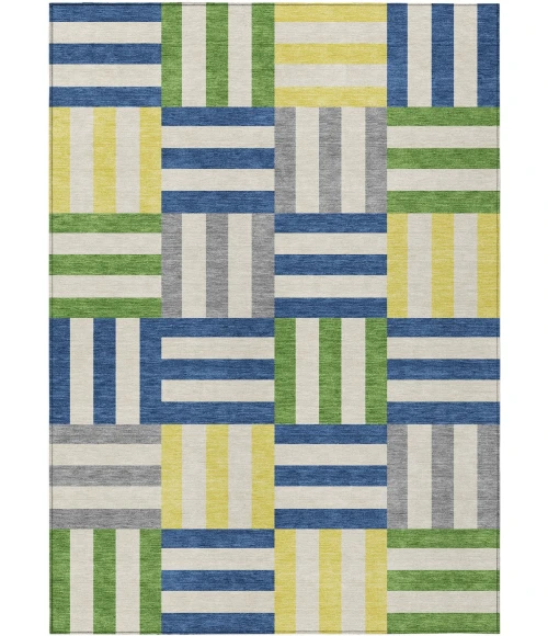 Addison Rugs Chantille Blue ACN2332 5ft. x 7ft.6in. Rect. Rug
