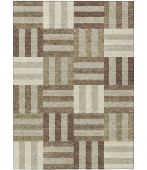 Addison Rugs Chantille Brown ACN2332 5ft. x 7ft.6in. Rect. Rug