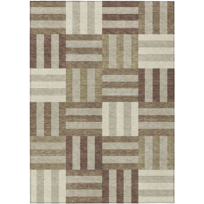 Addison Rugs Chantille Brown ACN2332 9ft. x 12ft. Rect. Rug