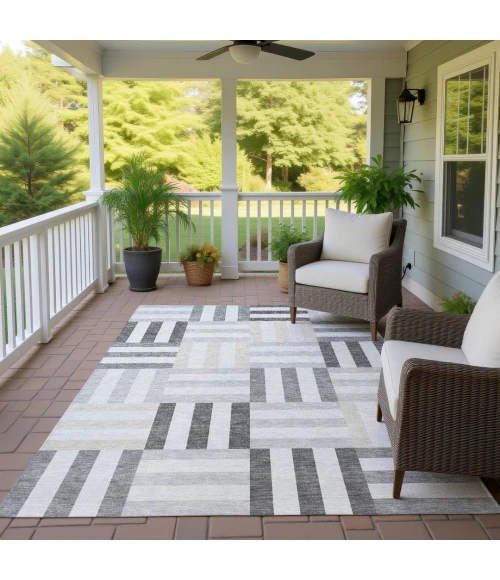 Addison Rugs Chantille Gray ACN2332 5ft. x 7ft.6in. Rect. Rug