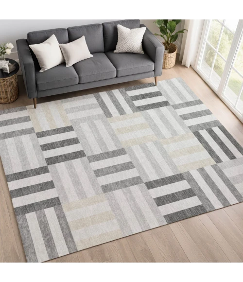 Addison Rugs Chantille Gray ACN2332 5ft. x 7ft.6in. Rect. Rug