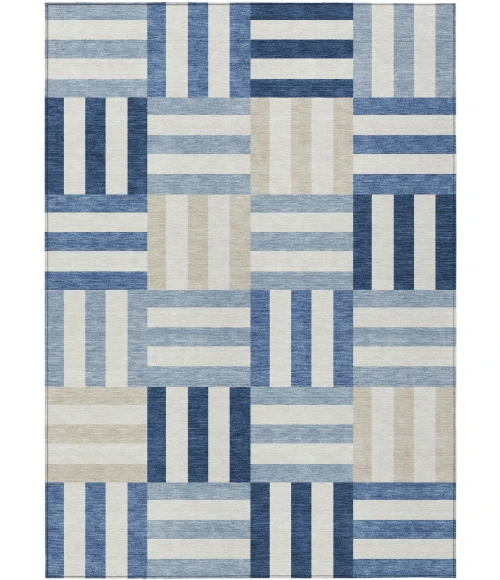 Addison Rugs Chantille Blue ACN2332 5ft. x 7ft.6in. Rect. Rug