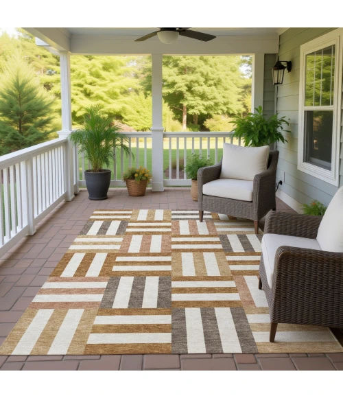 Addison Rugs Chantille Orange ACN2332 5ft. x 7ft.6in. Rect. Rug