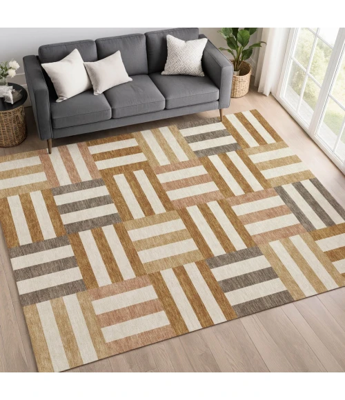Addison Rugs Chantille Orange ACN2332 5ft. x 7ft.6in. Rect. Rug