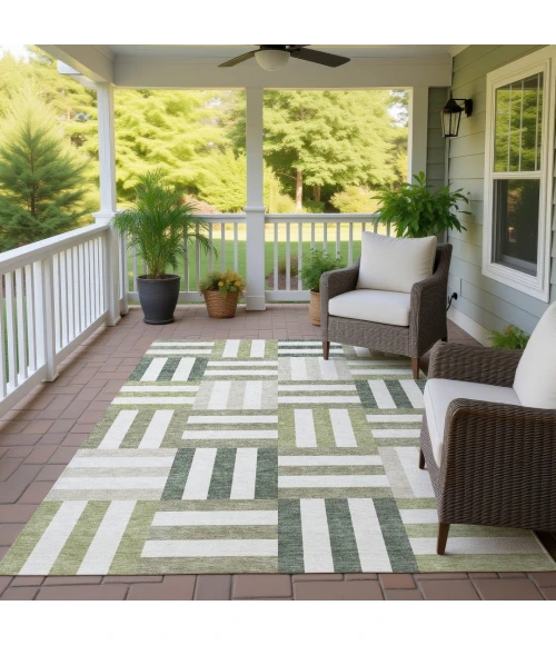 Addison Rugs Chantille Green ACN2332 5ft. x 7ft.6in. Rect. Rug