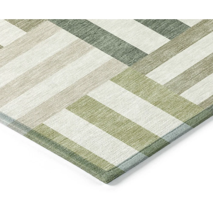 Addison Rugs Chantille Green ACN2332 9ft. x 12ft. Rect. Rug