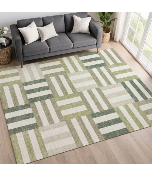 Addison Rugs Chantille Green ACN2332 5ft. x 7ft.6in. Rect. Rug