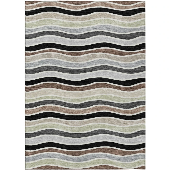 Addison Rugs Chantille Black ACN2333 9ft. x 12ft. Rect. Rug
