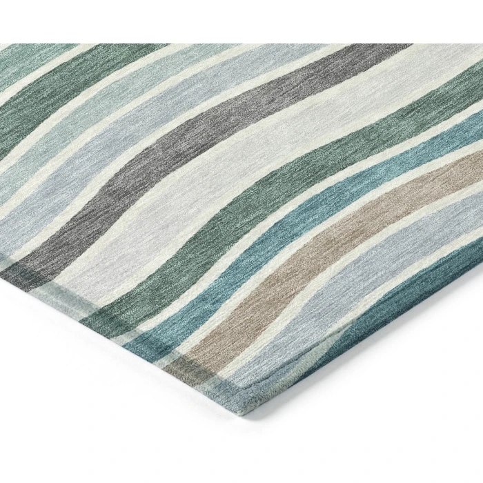 Addison Rugs Chantille Teal ACN2333 5ft. x 7ft.6in. Rect. Rug