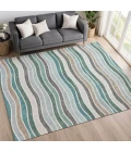 Addison Rugs Chantille Teal ACN2333 5ft. x 7ft.6in. Rect. Rug