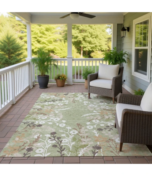 Addison Rugs Chantille Green ACN2334 5ft. x 7ft.6in. Rect. Rug