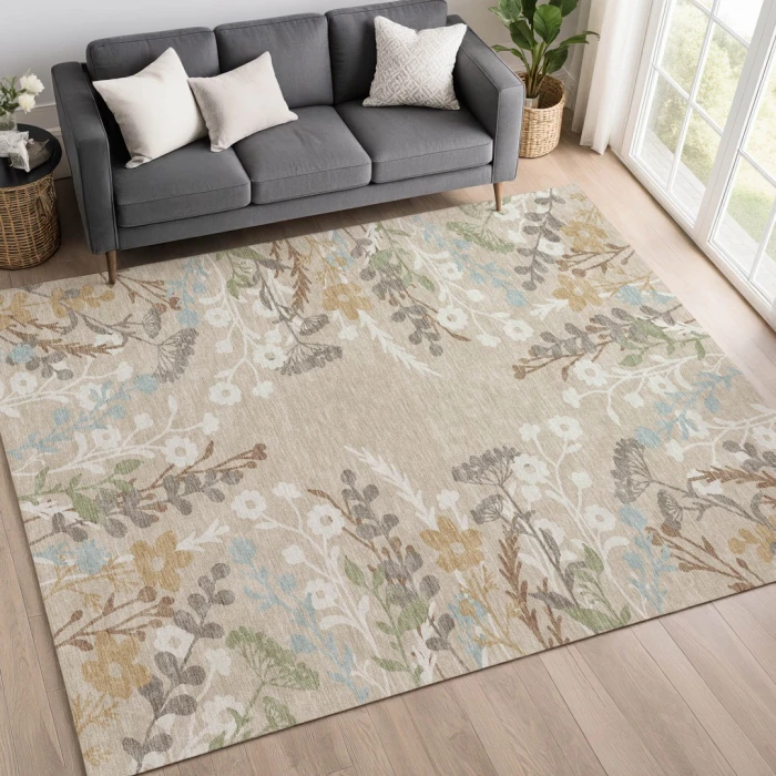 Addison Rugs Chantille Brown ACN2334 5ft. x 7ft.6in. Rect. Rug