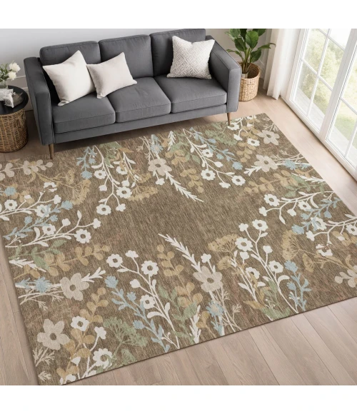 Addison Rugs Chantille Brown ACN2334 5ft. x 7ft.6in. Rect. Rug