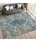 Addison Rugs Chantille Blue ACN2334 5ft. x 7ft.6in. Rect. Rug