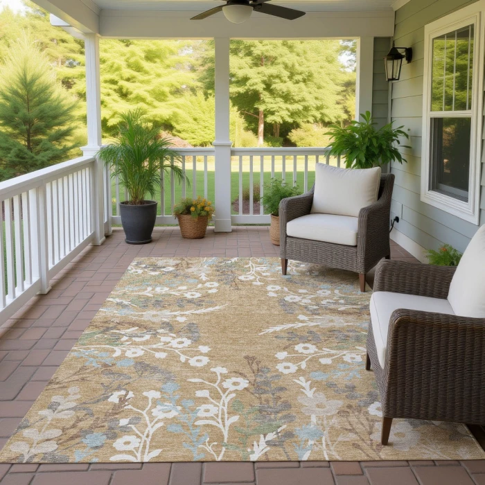 Addison Rugs Chantille Gold ACN2334 5ft. x 7ft.6in. Rect. Rug