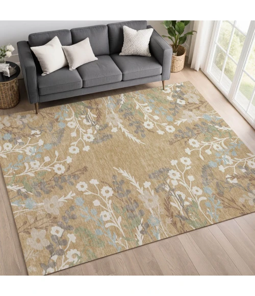 Addison Rugs Chantille Gold ACN2334 5ft. x 7ft.6in. Rect. Rug