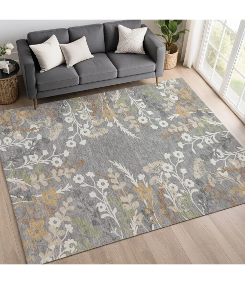Addison Rugs Chantille Gray ACN2334 5ft. x 7ft.6in. Rect. Rug
