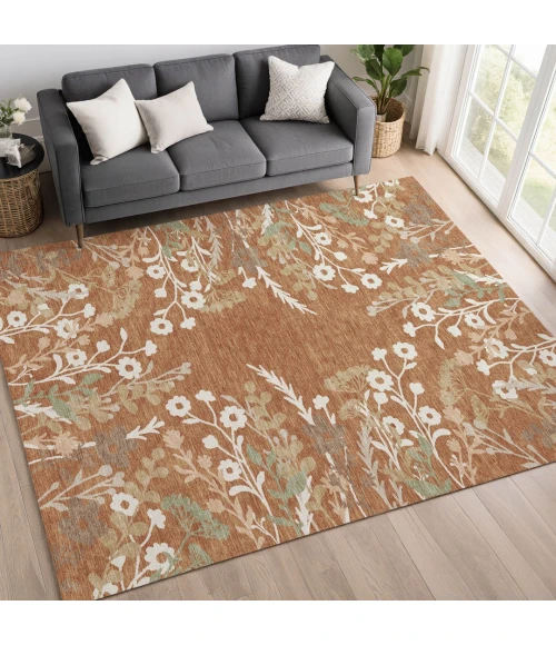 Addison Rugs Chantille Orange ACN2334 5ft. x 7ft.6in. Rect. Rug