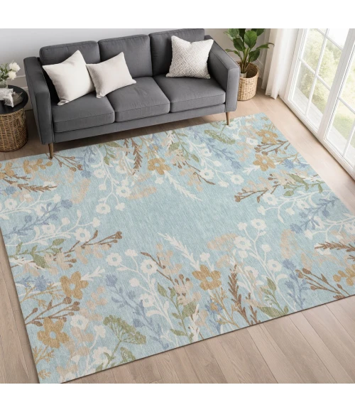 Addison Rugs Chantille Blue ACN2334 5ft. x 7ft.6in. Rect. Rug