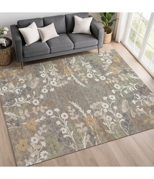 Addison Rugs Chantille Brown ACN2334 5ft. x 7ft.6in. Rect. Rug