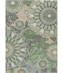Addison Rugs Chantille Green ACN2335 9ft. x 12ft. Rect. Rug
