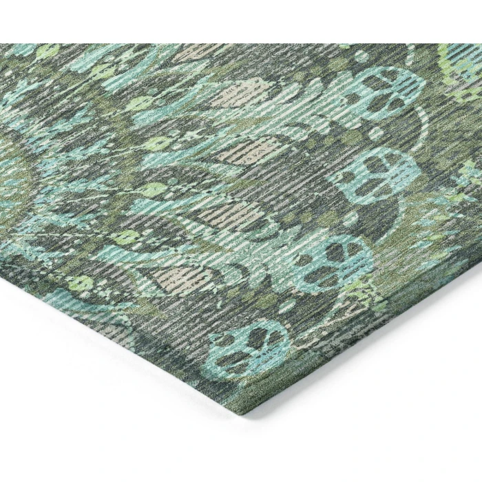 Addison Rugs Chantille Green ACN2335 9ft. x 12ft. Rect. Rug