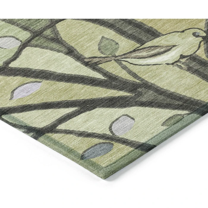 Addison Rugs Chantille Green ACN2336 9ft. x 12ft. Rect. Rug