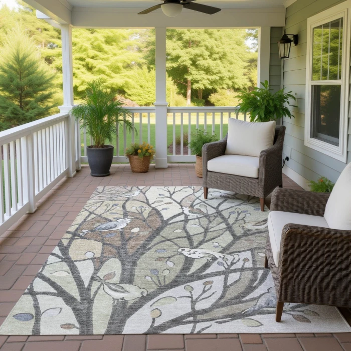 Addison Rugs Chantille Brown ACN2336 5ft. x 7ft.6in. Rect. Rug