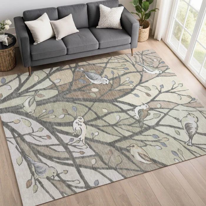 Addison Rugs Chantille Brown ACN2336 5ft. x 7ft.6in. Rect. Rug