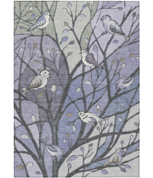 Addison Rugs Chantille Purple ACN2336 9ft. x 12ft. Rect. Rug