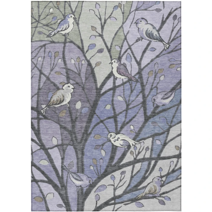 Addison Rugs Chantille Purple ACN2336 5ft. x 7ft.6in. Rect. Rug