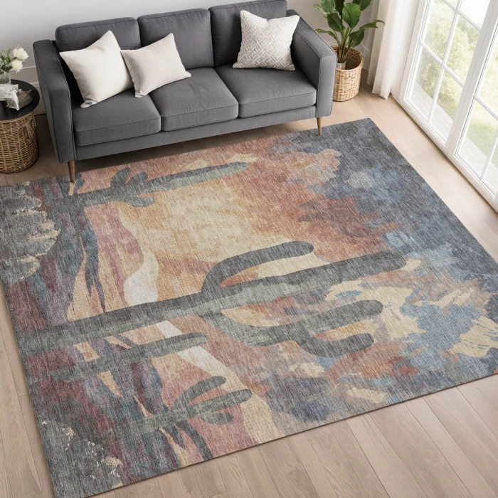 Addison Rugs Chantille Orange ACN2337 5ft. x 7ft.6in. Rect. Rug