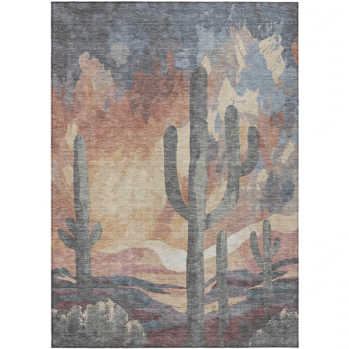 Addison Rugs Chantille Orange ACN2337 5ft. x 7ft.6in. Rect. Rug