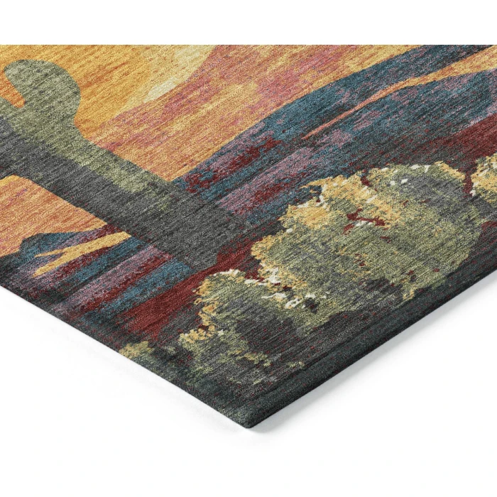 Addison Rugs Chantille Orange ACN2337 5ft. x 7ft.6in. Rect. Rug