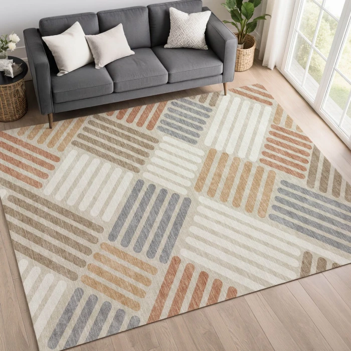 Addison Rugs Chantille Orange ACN2339 5ft. x 7ft.6in. Rect. Rug