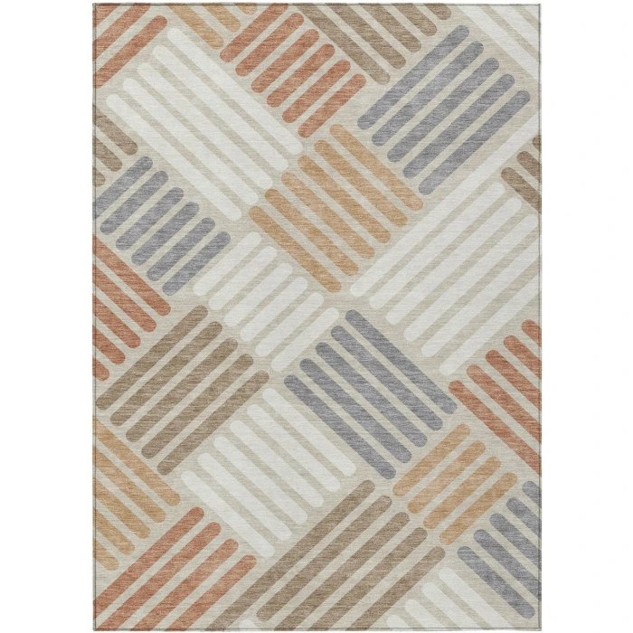 Addison Rugs Chantille Orange ACN2339 5ft. x 7ft.6in. Rect. Rug