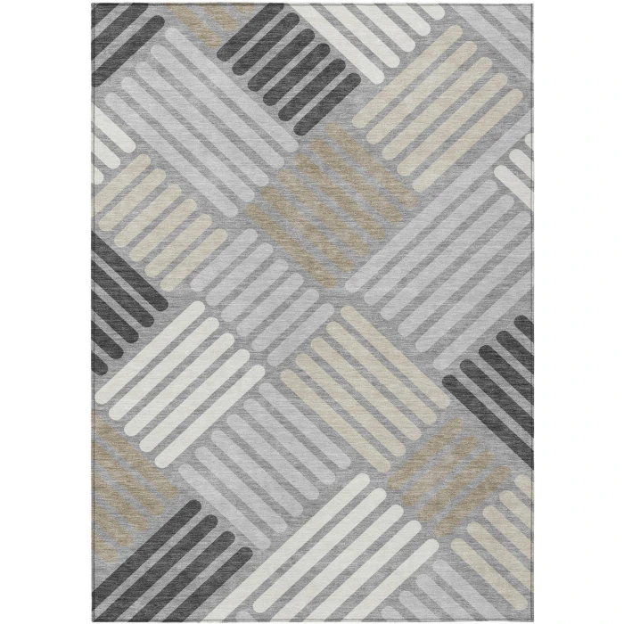 Addison Rugs Chantille Gray ACN2339 8ft. x 10ft. Rect. Rug