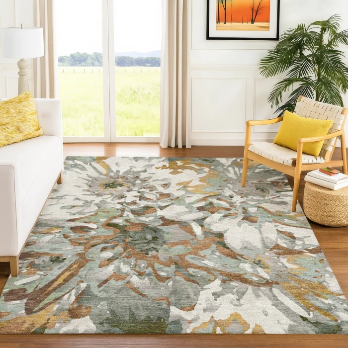 Addison Rugs Chantille Orange ACN2340 8ft. x 10ft. Rect. Rug