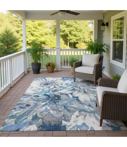 Addison Rugs Chantille Blue ACN2340 8ft. x 10ft. Rect. Rug
