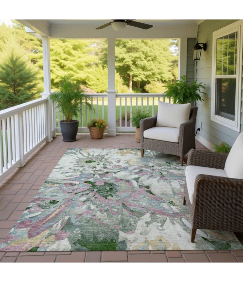 Addison Rugs Chantille Green ACN2340 8ft. x 10ft. Rect. Rug