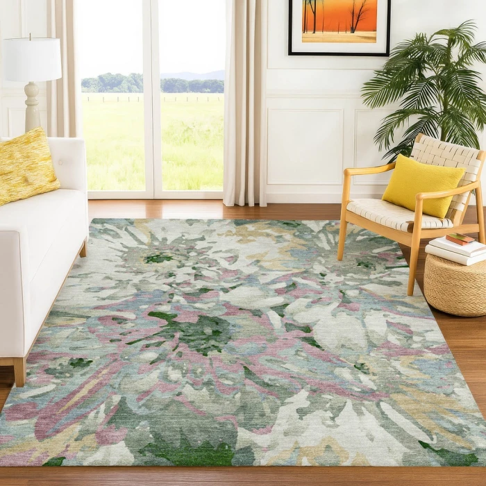 Addison Rugs Chantille Green ACN2340 8ft. x 10ft. Rect. Rug