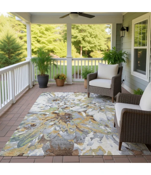 Addison Rugs Chantille Gold ACN2340 8ft. x 10ft. Rect. Rug