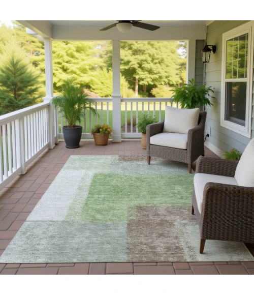 Addison Rugs Chantille Green ACN2341 5ft. x 7ft.6in. Rect. Rug