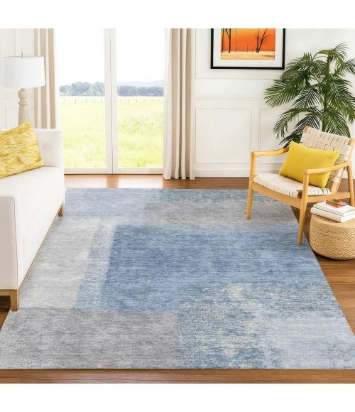 Addison Rugs Chantille Blue ACN2341 5ft. x 7ft.6in. Rect. Rug