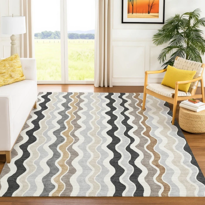 Addison Rugs Chantille Gray ACN2342 5ft. x 7ft.6in. Rect. Rug